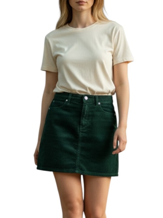 Blank NYC Dresses & Skirts - NWT Blank NYC Nordstrom Dark Emerald Green Corduroy Mini Skirt Waist 26